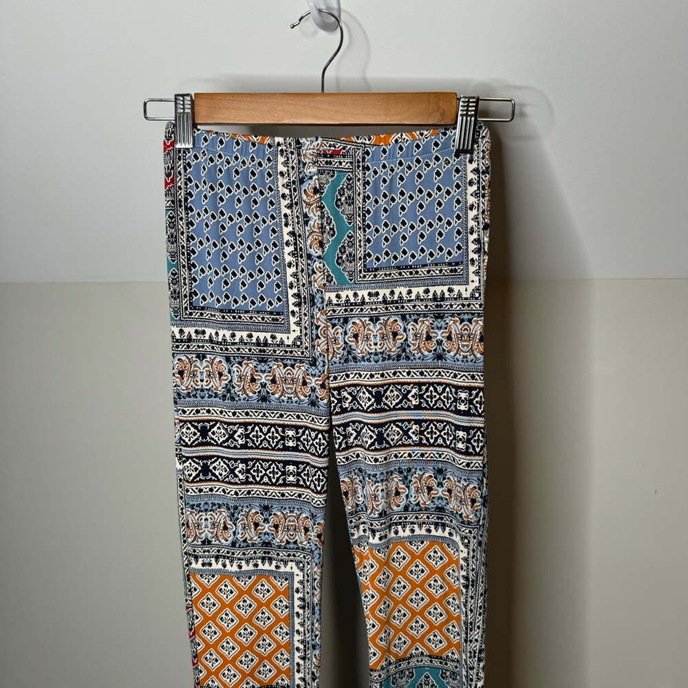 Topshop Patch Geometric Paisley Patterned Wide Le… - image 2